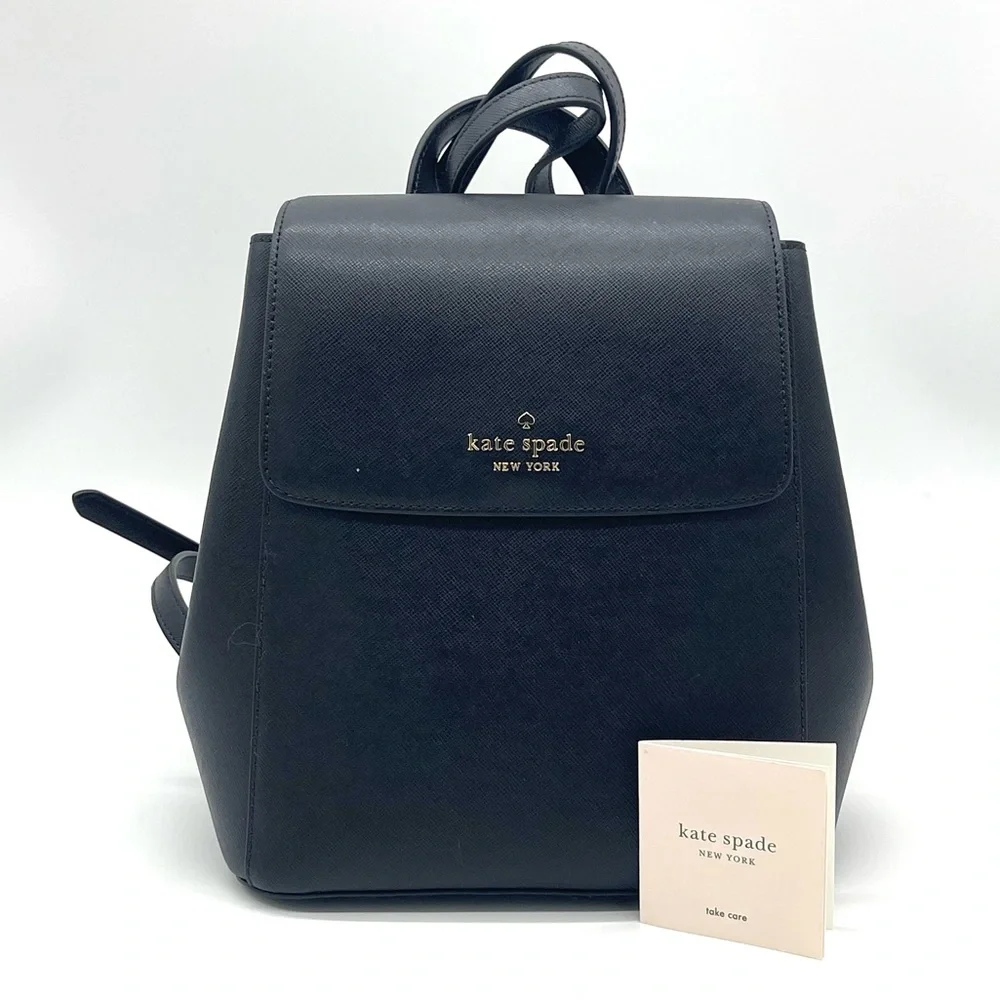 Kate Spade Madison Flap Backpack Black